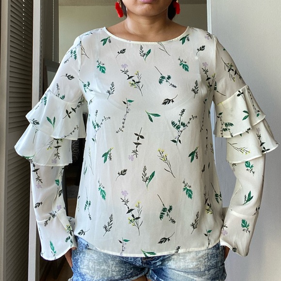 Mix floral print blouse - Picture 1 of 12